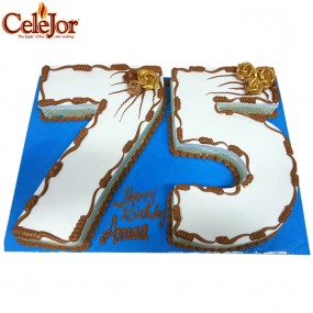 75 Number Cake